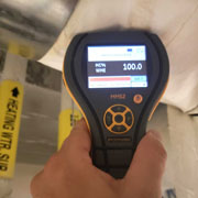 Moisture meter reading and mapping verification